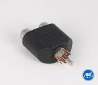 RCA 1 Male-2 Femaile Audio Adapter